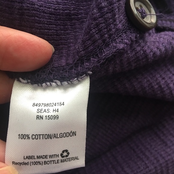 Vintage Sears & Roebuck Thermal Striped Shirt  XXL - Picture 6 of 6